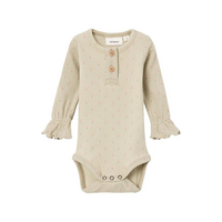 Lil' Atelier Baby Romper Gago Moss Gray