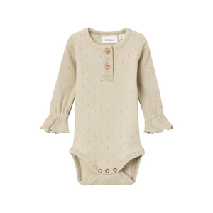 Lil' Atelier Lil' Atelier Baby Romper Gago Moss Gray