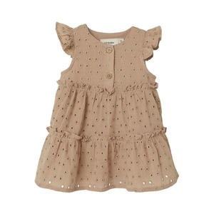 Lil' Atelier Lil' Atelier Baby Jurkje Fang Nougat