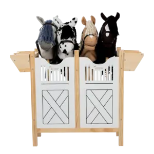 by ASTRUP Paardenbox voor 4 stokpaarden