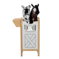 Paardenbox voor 2 stokpaarden