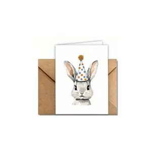 Olive and Mint Cadeau kaartje feestmuts