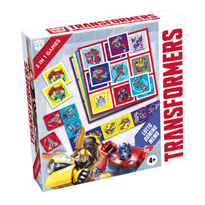 Tactic Tactic Transformers 3 in 1 Lotto, Domino, Memo