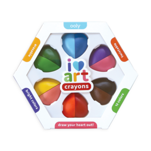 Ooly Ooly Waskrijt I Heart Art crayons