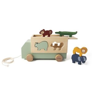 Trixie Trixie Houten dierentruck, vormendoos en trekspeeltje