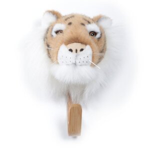 Wild and Soft Wild and Soft Kapstok dierenkop tijger