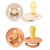 BIBS Fopspeen Duoverpakking Vanilla / Peach (0-6mnd)