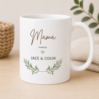 Mama Kort en Krachtig - Gepersonaliseerde Moederdag mok