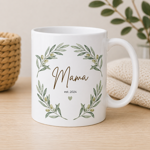 Olive and Mint Mama Est. - Gepersonaliseerde Moederdag mok
