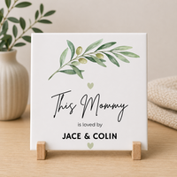 Minimal Mummy - Gepersonaliseerd tegeltje