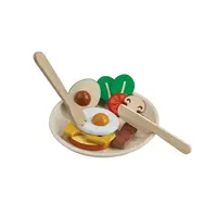 PlanToys Houten ontbijt menu