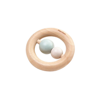 PlanToys Ring rammelaar pastel