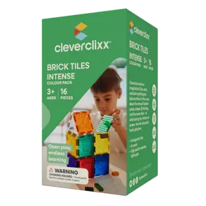 Cleverclixx Cleverclixx Brick Tiles Pack Intense | 16 Stuks