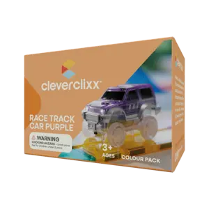 Cleverclixx Cleverclixx Race Track Auto Pastel Paars
