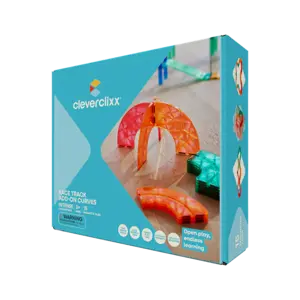 Cleverclixx Cleverclixx Race Track Add-on Curves Intense | 15 Stuks