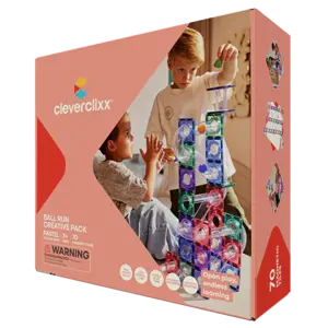 Cleverclixx Cleverclixx Ball Run Creative Pack Pastel 70 Stuks