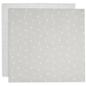 Jollein Jollein Hydrofiele Doek Small 70x70cm Dotted Rabbit - Nougat - 2 Stuks