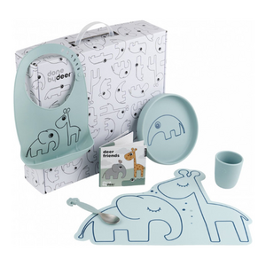 Done By Deer Done by Deer Dinner Time Dinerset Blue