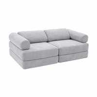 Bees & Blooms Modular Play Sofa - Blue