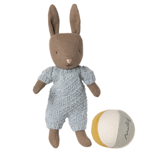 Maileg Maileg Bunny Set Micro - Bruin - Blauw