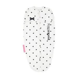 Puckababy Puckababy Mini Inbakerslaapzakje Baby (3-6m) - White Love