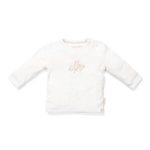 Little Dutch Little Dutch T-shirt LS Bunnies Print Off White
