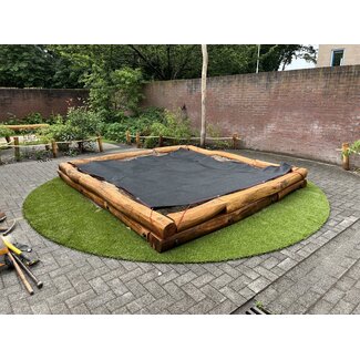Zandbak 4x4m 2 Laags Robinia