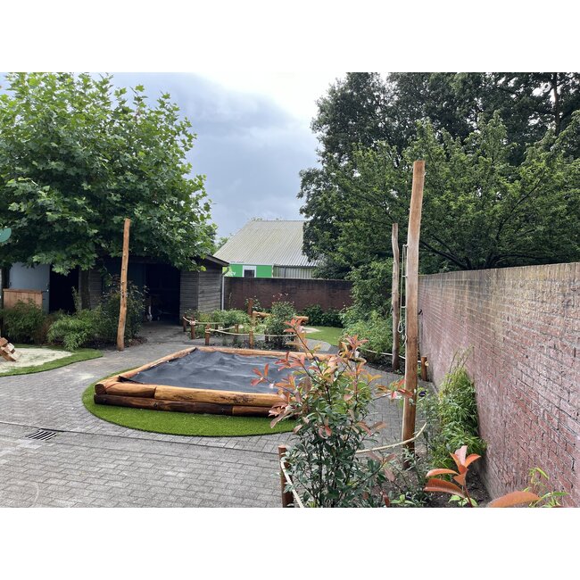 Buitenspelerij Zandbak 2x4 Meter 3 Laags Robinia