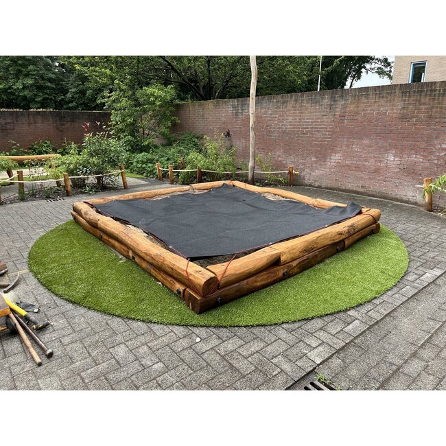 Buitenspelerij Zandbak 2x2 Meter 3 Laags Robinia