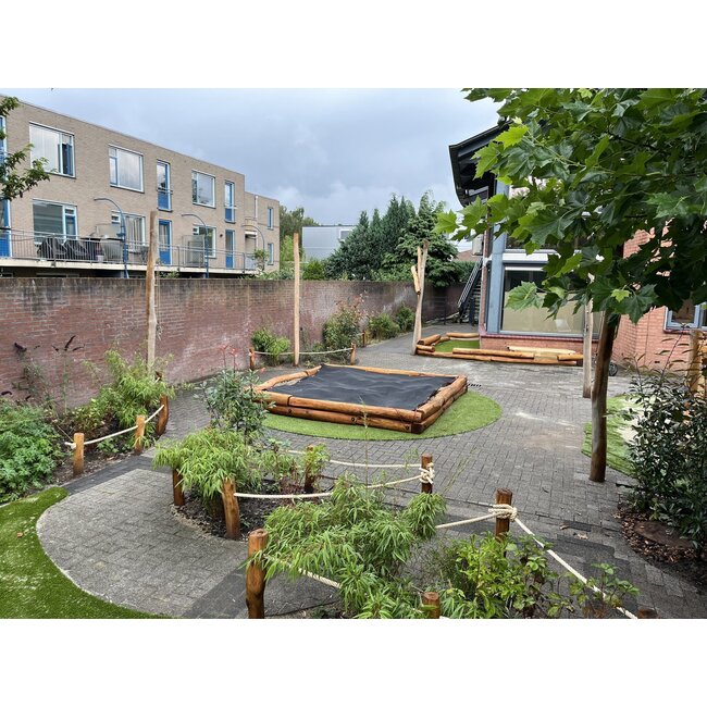 Buitenspelerij Zandbak 2x2 Meter 3 Laags Robinia