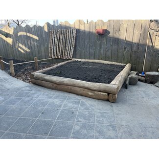 Buitenspelerij Moestuinbak 4x4m 3 Laags Robinia