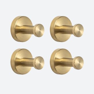 Handdoekhaakjes Goud (4 stuks)