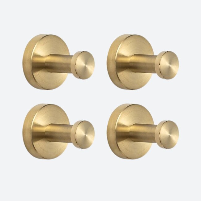 Handdoekhaakjes Goud (4 stuks)