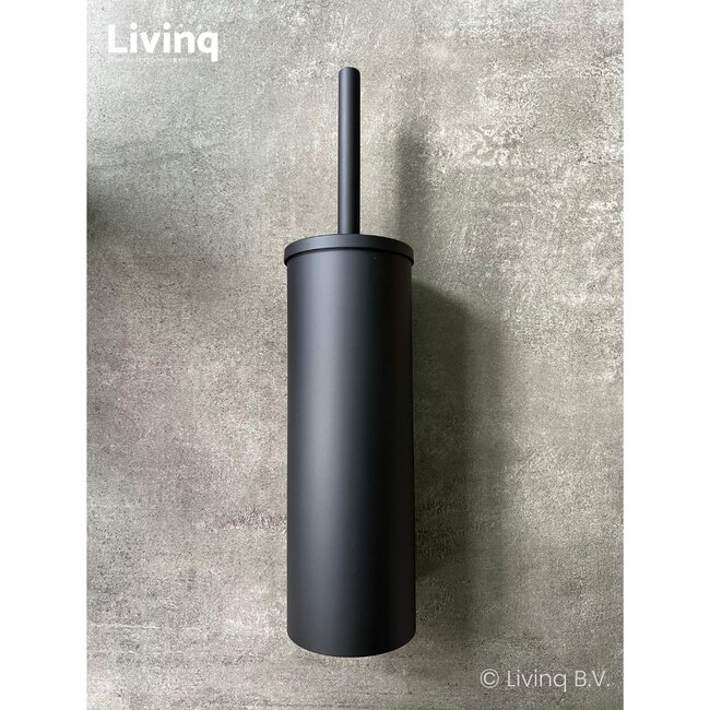 Toiletborstelhouder Vrijstaand Zwart