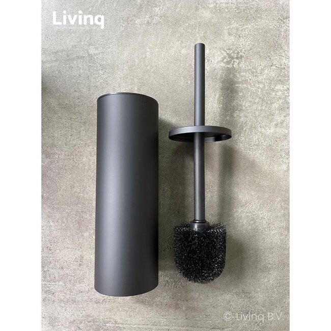 Toiletborstelhouder Vrijstaand Zwart