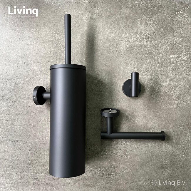 Toiletrolhouder Zwart
