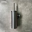 Toiletaccessoireset 4-delig Gun metal