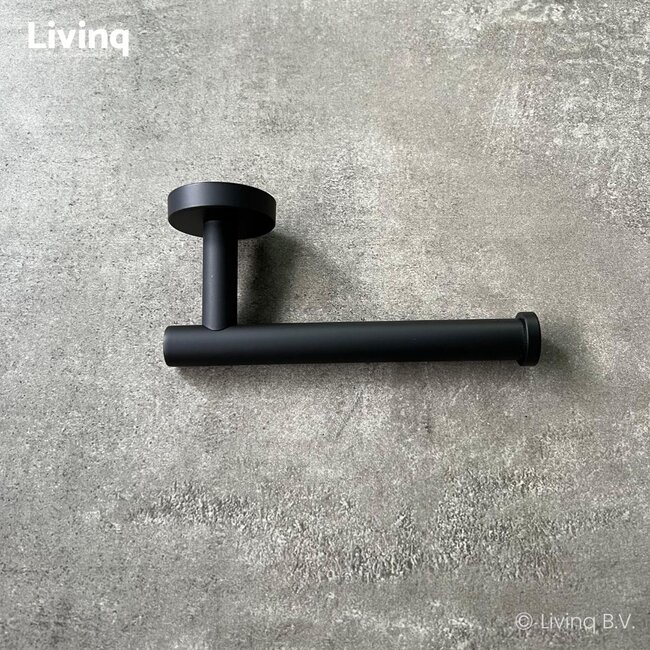 Toiletrolhouder Zwart