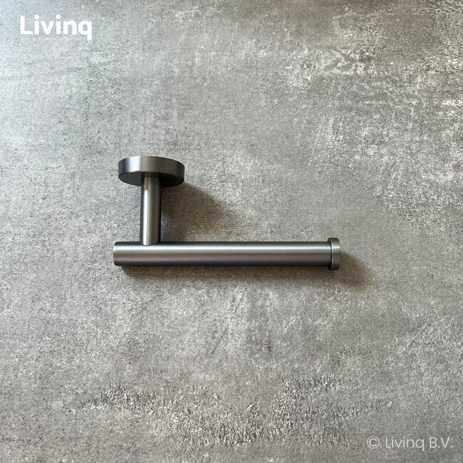 Toiletrolhouder Gun metal