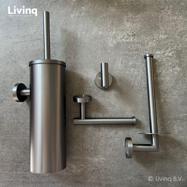 Toiletrolhouder Gun metal