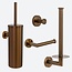 Toiletaccessoireset 4-delig Koper