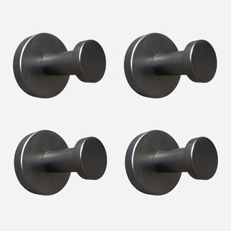 Handdoekhaakjes Gunmetal PVD