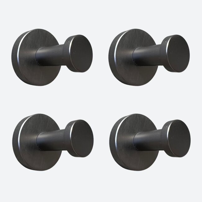 Handdoekhaakjes Gunmetal PVD