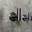 Handdoekhaakjes Gun metal (4 stuks)