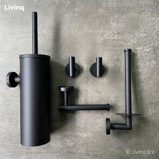 Toiletaccessoireset 5-delig Zwart