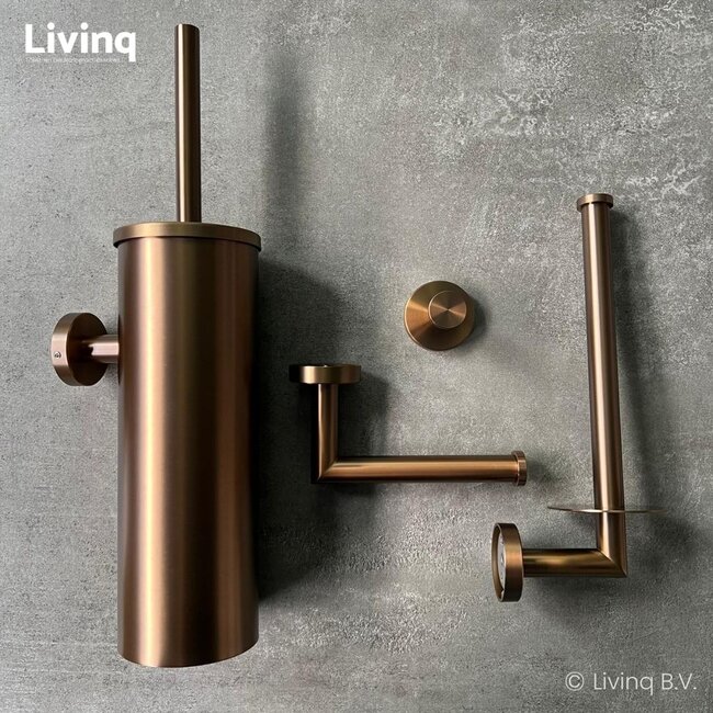 Toiletaccessoireset 4-delig Koper