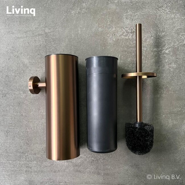 Toiletaccessoireset 4-delig Koper