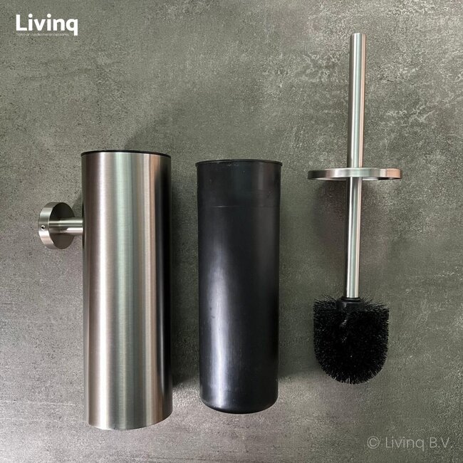 Toiletaccessoireset 3-delig RVS