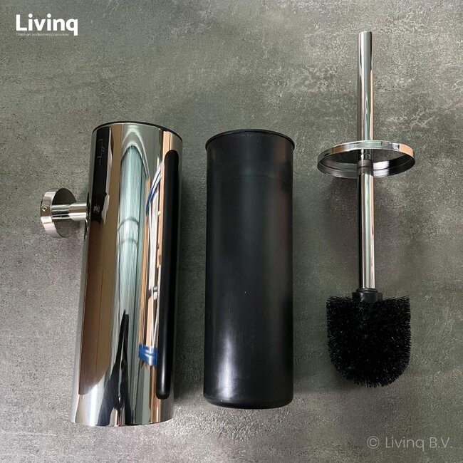 Toiletaccessoireset 3-delig Chroom