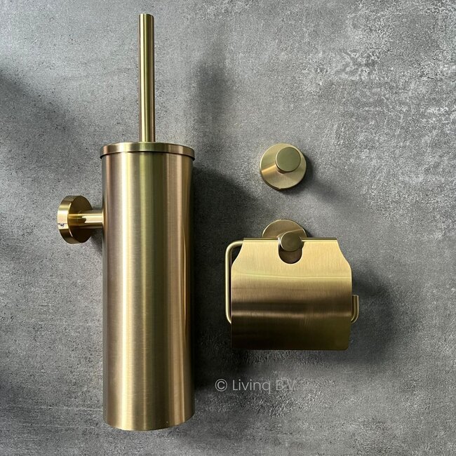 Toiletaccessoireset 3-delig Goud